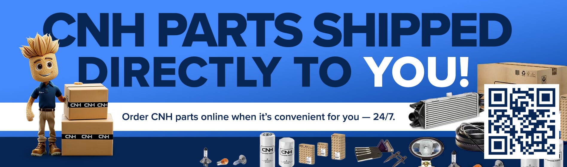 CNH parts shipped directly to you