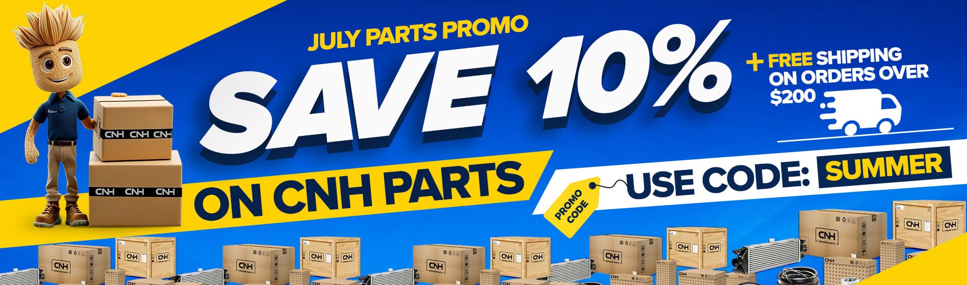 Save 10% on CNH Parts