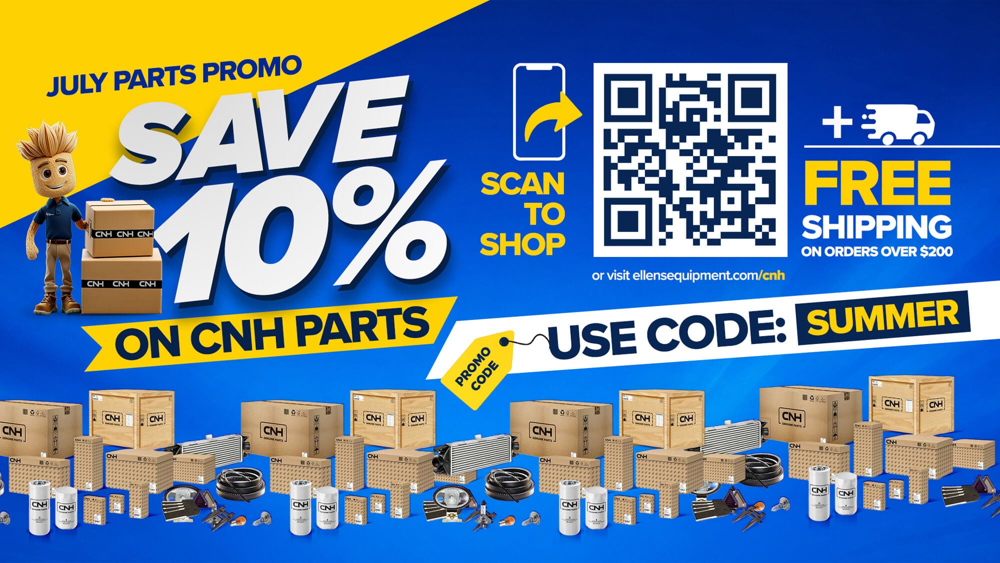 Save 10% on CNH Parts