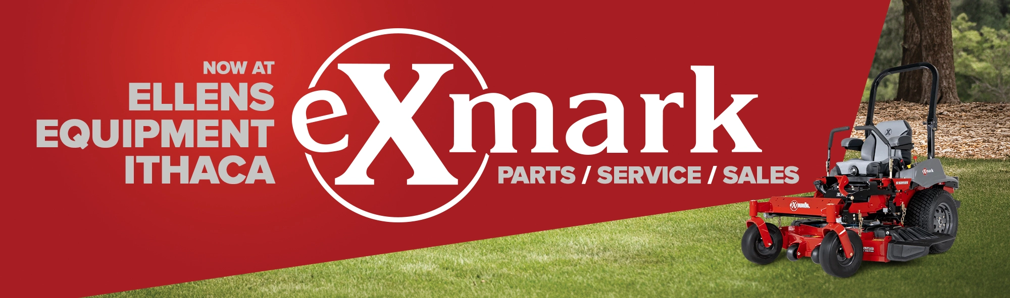 eXmark now at Ellens Equipment Ithaca